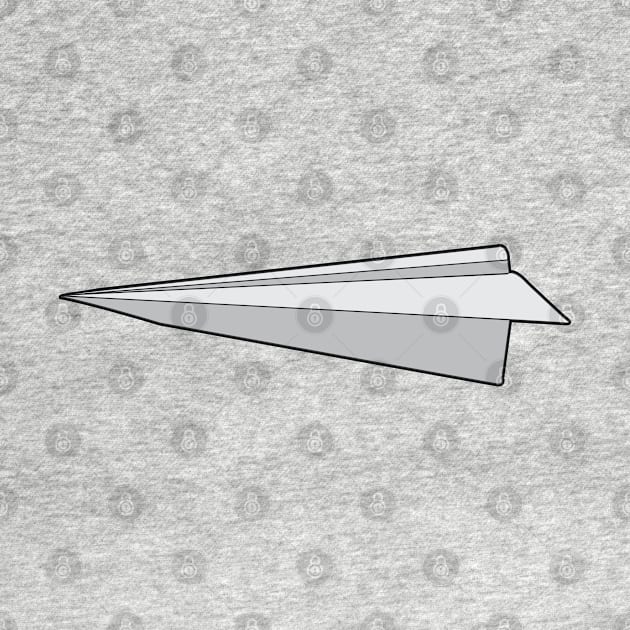 Origami Paperplane Paper plane simple minimal art by alltheprints